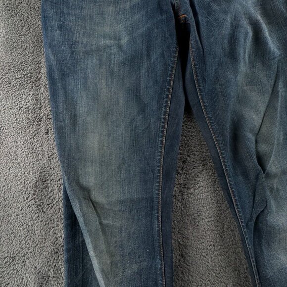 Nudie Jeans Co Mens Jeans Denim Pants Trouser Size 28x32 GRIM TIM WHITE KNEE - Picture 5 of 16